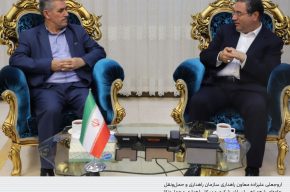 دیدار معاون راهداری سازمان راهداری ‌حمل و نقل جاده ای با استاندار آذربایجان‌غربی