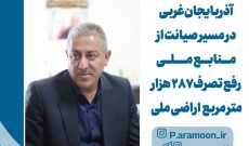 آذربایجان‌غربی در مسیر صیانت از منابع ملی/ رفع تصرف ۲۸۷ هزار متر مربع اراضی ملی آذربایجان‌غربی