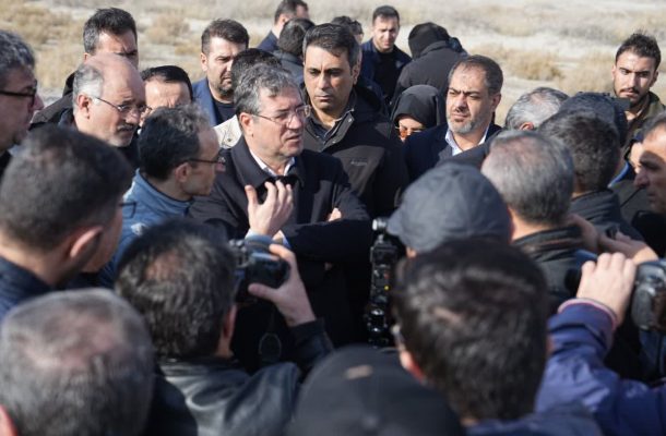 بازدید دبیر کارگروه ملی نجات دریاچه ارومیه از سایت تثبیت جبل کندی بازدید دبیر کارگروه ملی نجات دریاچه ارومیه از سایت تثبیت جبل کندی